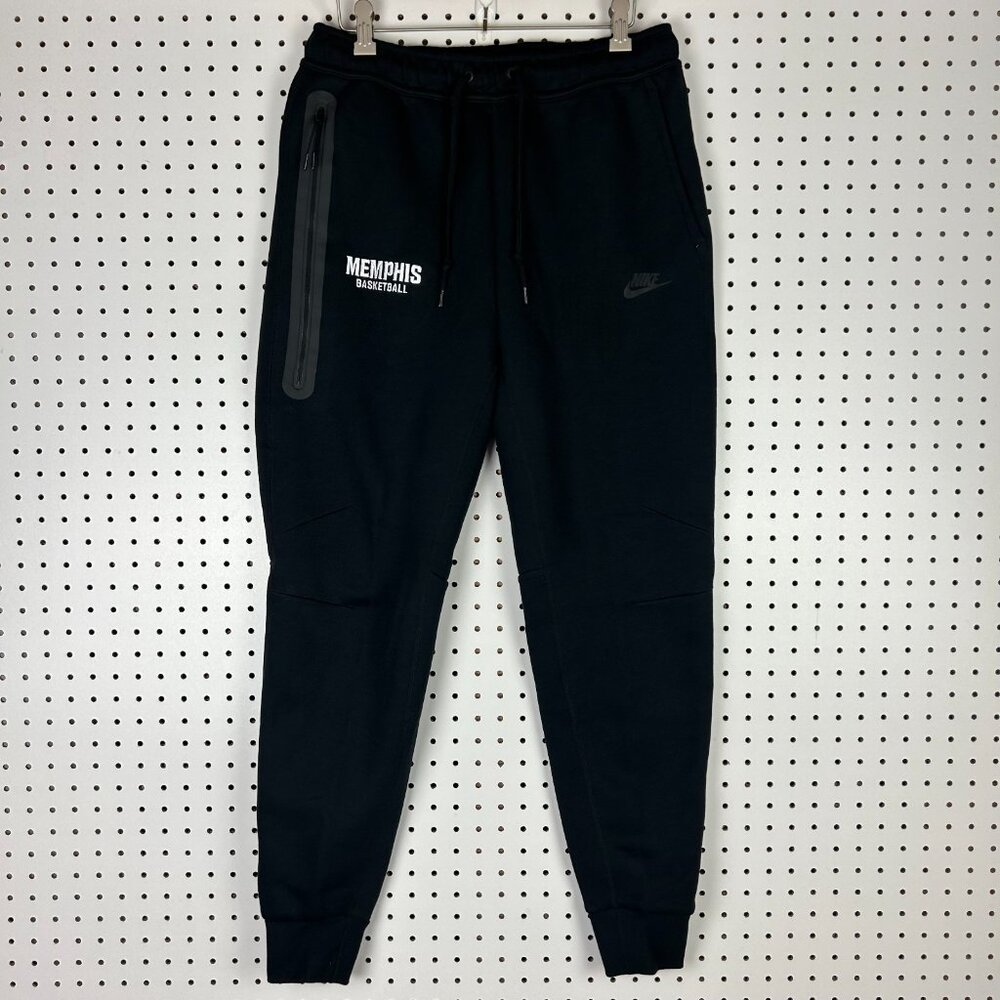 Nike 1 Cent Memphis Tiger Joggers Medium Black Tech Basketball Team Issued Penny